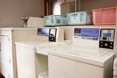 長期滞在にも便利な洗濯スペース