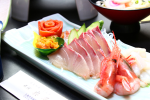 地物の刺身