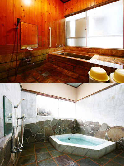 貸切のお風呂でゆっくりとお寛ぎください